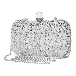Luxury Evening Bag for Women Handbag Bandouliere Chaine Clutch for Ceremony / Wedding / Party / Prom Handmade Rhinestone Handb