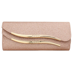 New Fashion Sequined Envelope Clutch Women'S Evening Bags Bling Day Clutches Pink Wedding Purse Female Handbag